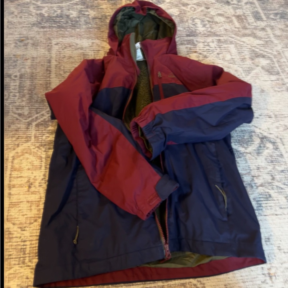L.LBean Kids' Fleece-Lined 3-in-1 Jacket boys Large 14/16